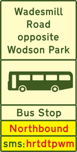 Wodson Park - Northbound Buses